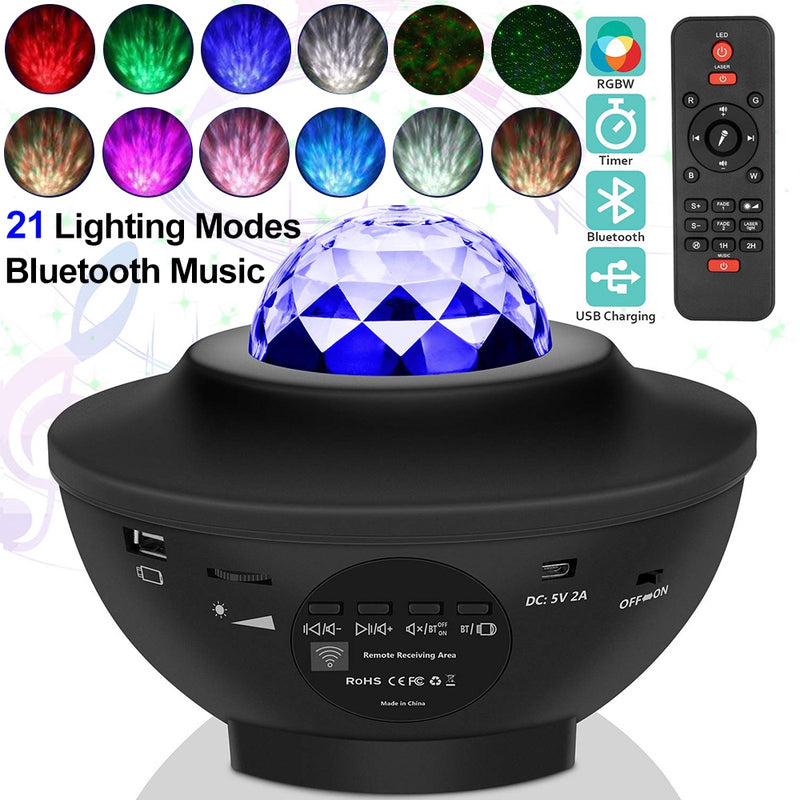 Galaxy Projector with Bluetooth Speaker