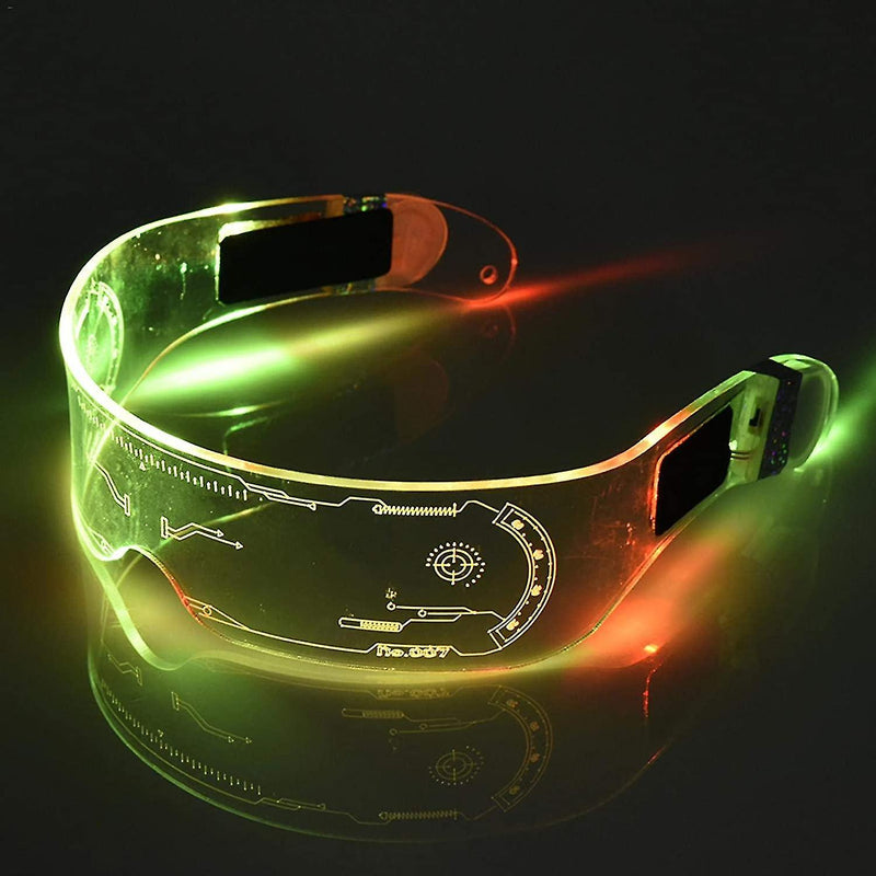 Cyberpunk Neon Glasses