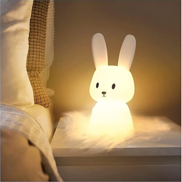LED Touch Silicon Bunny Lamp