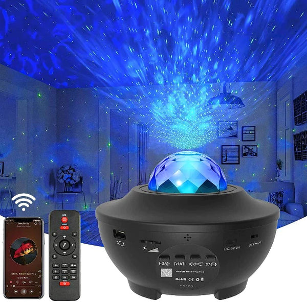Galaxy Projector with Bluetooth Speaker