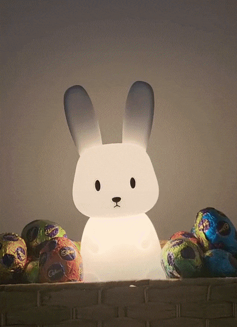 LED Touch Silicon Bunny Lamp